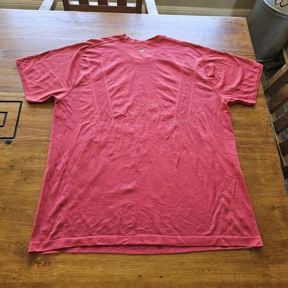 lululemon mens shirt xxl Red Athletic Fit Gym Workout - Picture 3 of 5